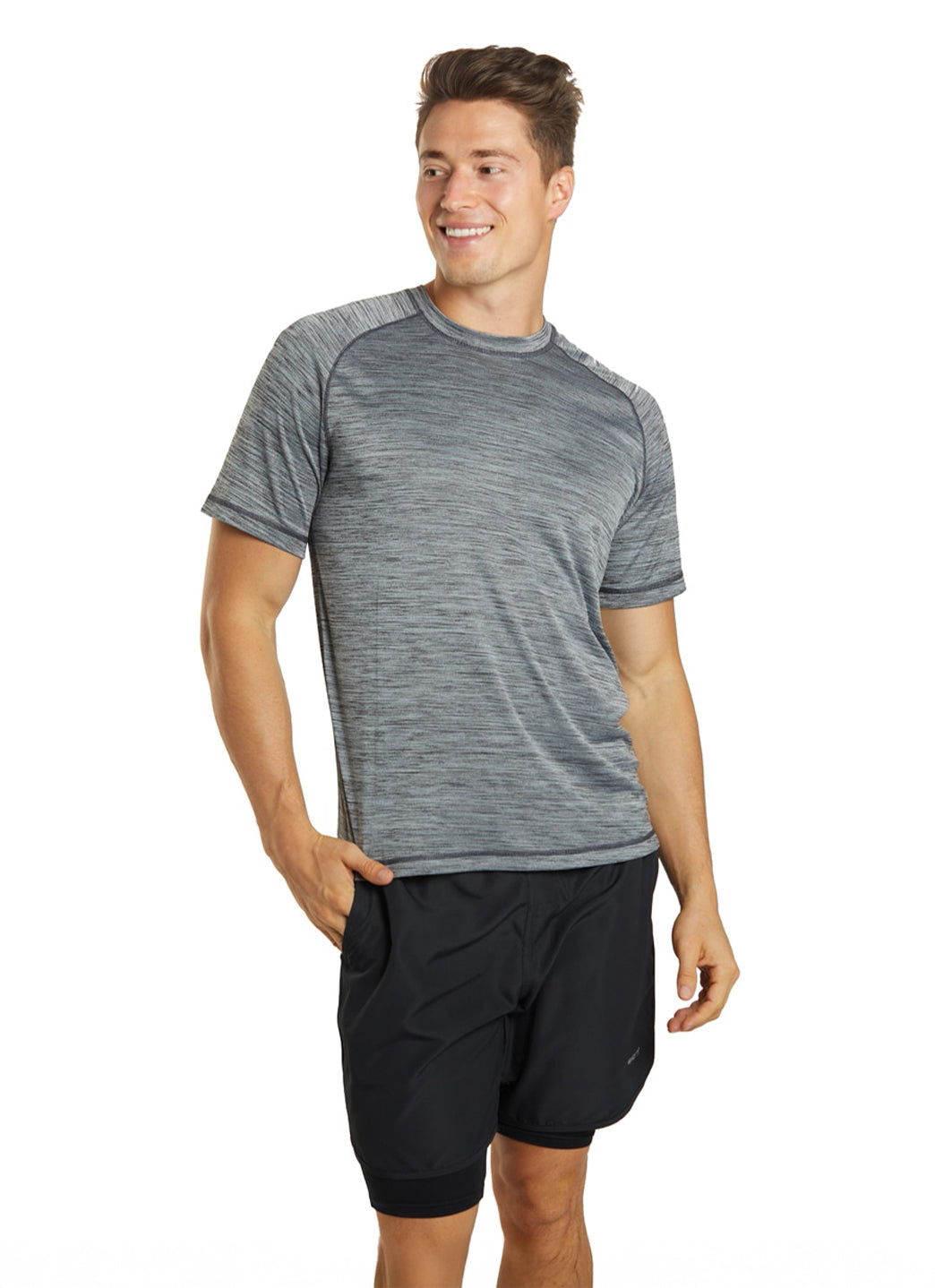 Sporti Men's S/S Hybrid II UPF 50+ Sun Shirt