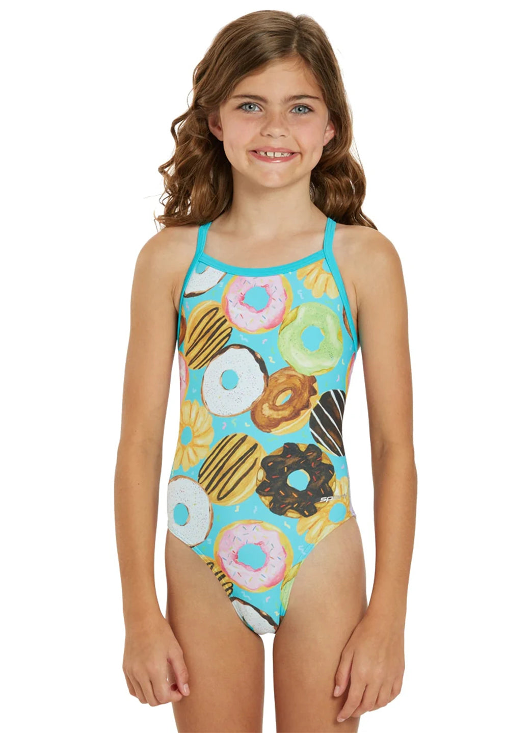 Sporti Donut Dreams Thin Strap One Piece Swimsuit (22-40)
