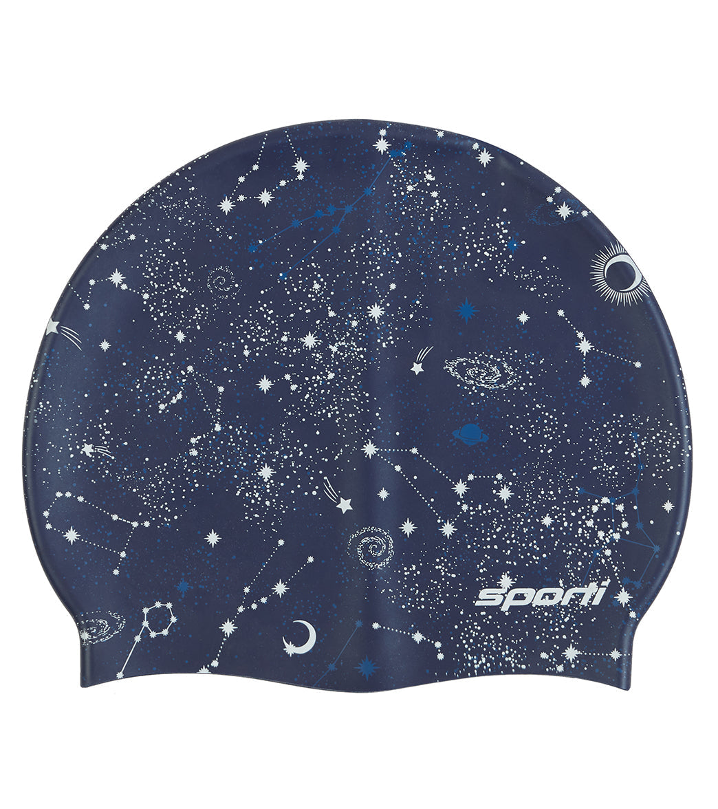 Sporti Constellation Silicone Swim Cap