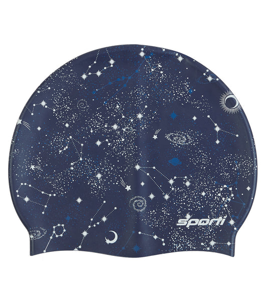 Sporti Constellation Silicone Swim Cap