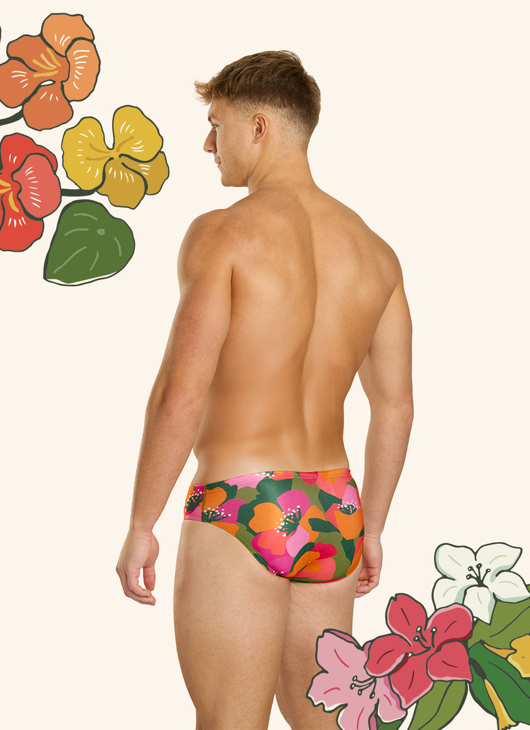 Sporti HydroLast Petal Pop Brief Swimsuit (26-40)