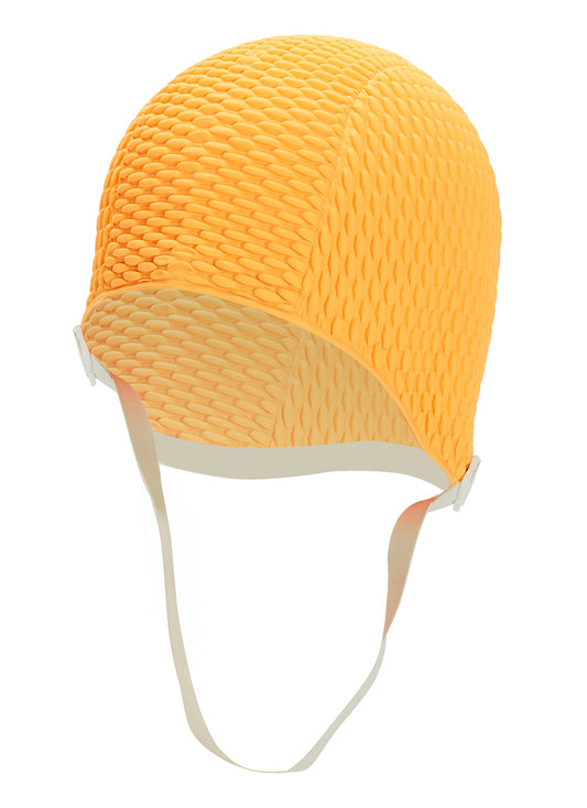 Sporti Bubble Swim Cap With Chin Strap