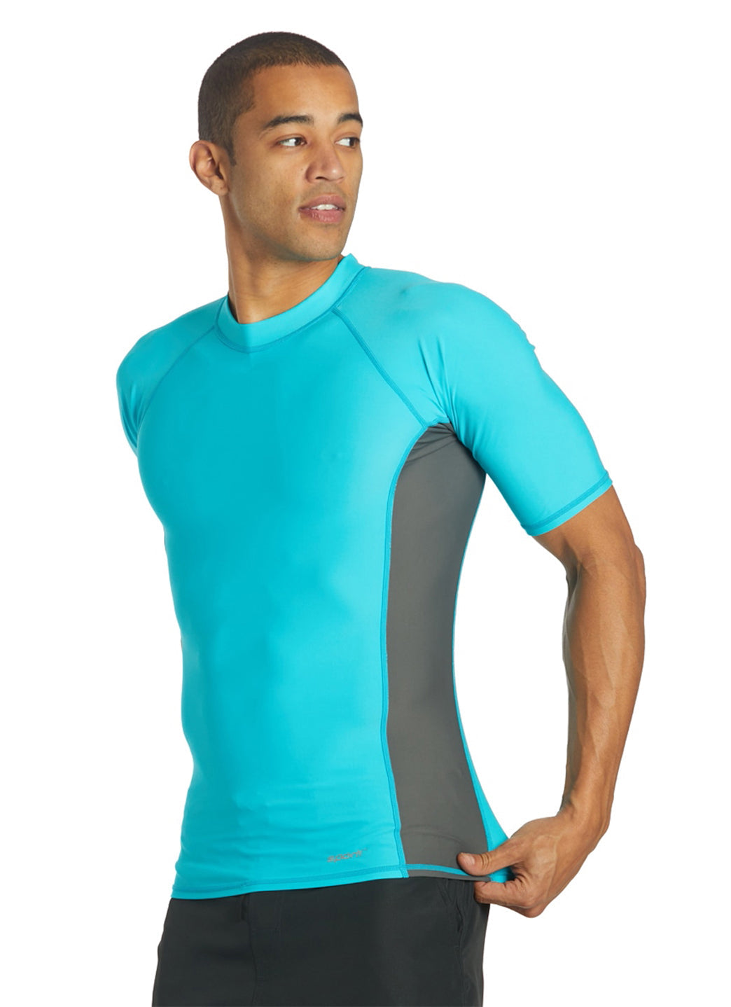 Sporti Men's S/S UPF 50+ Sport Fit Rash Guard