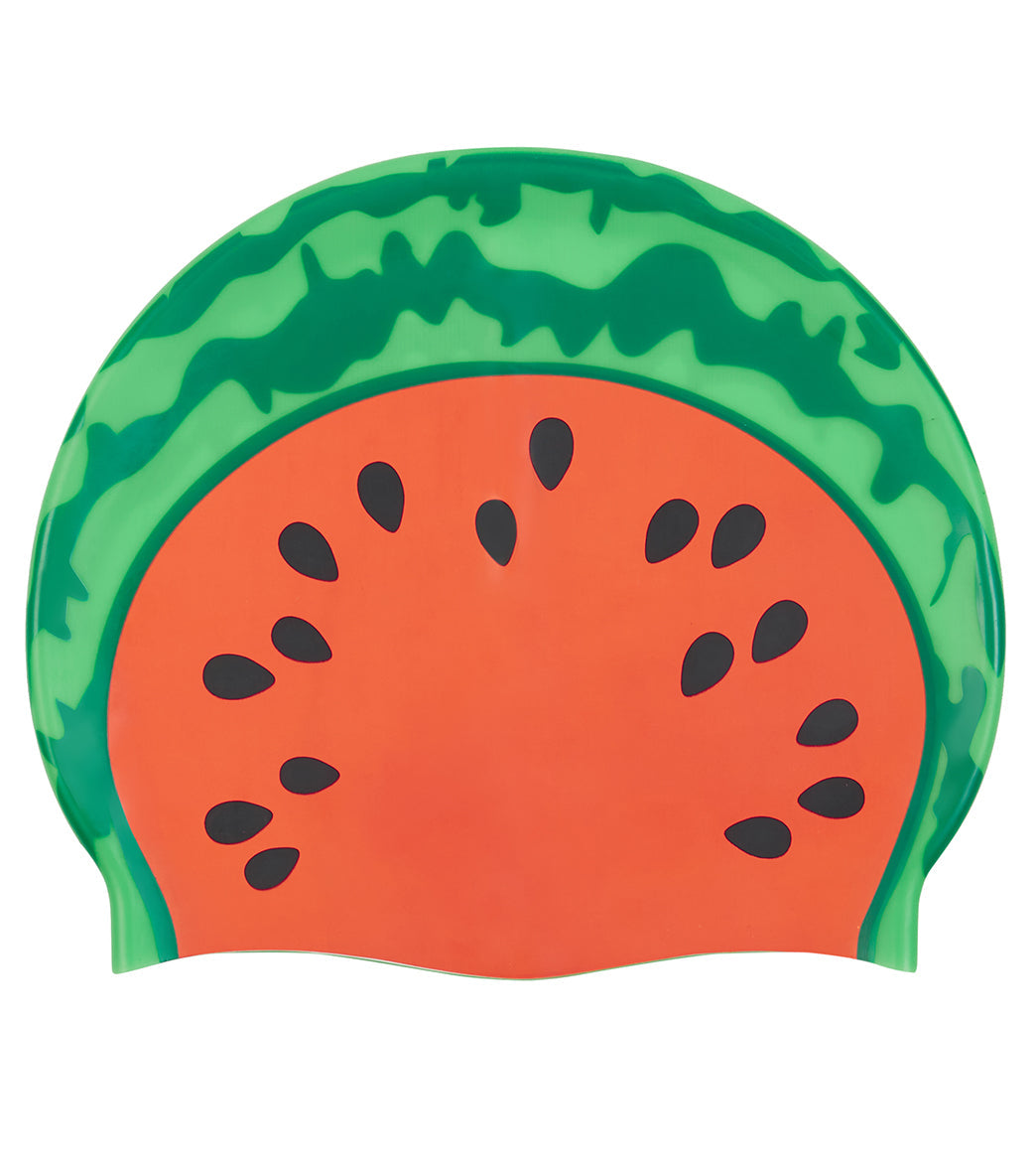 Sporti Watermelon Silicone Swim Cap