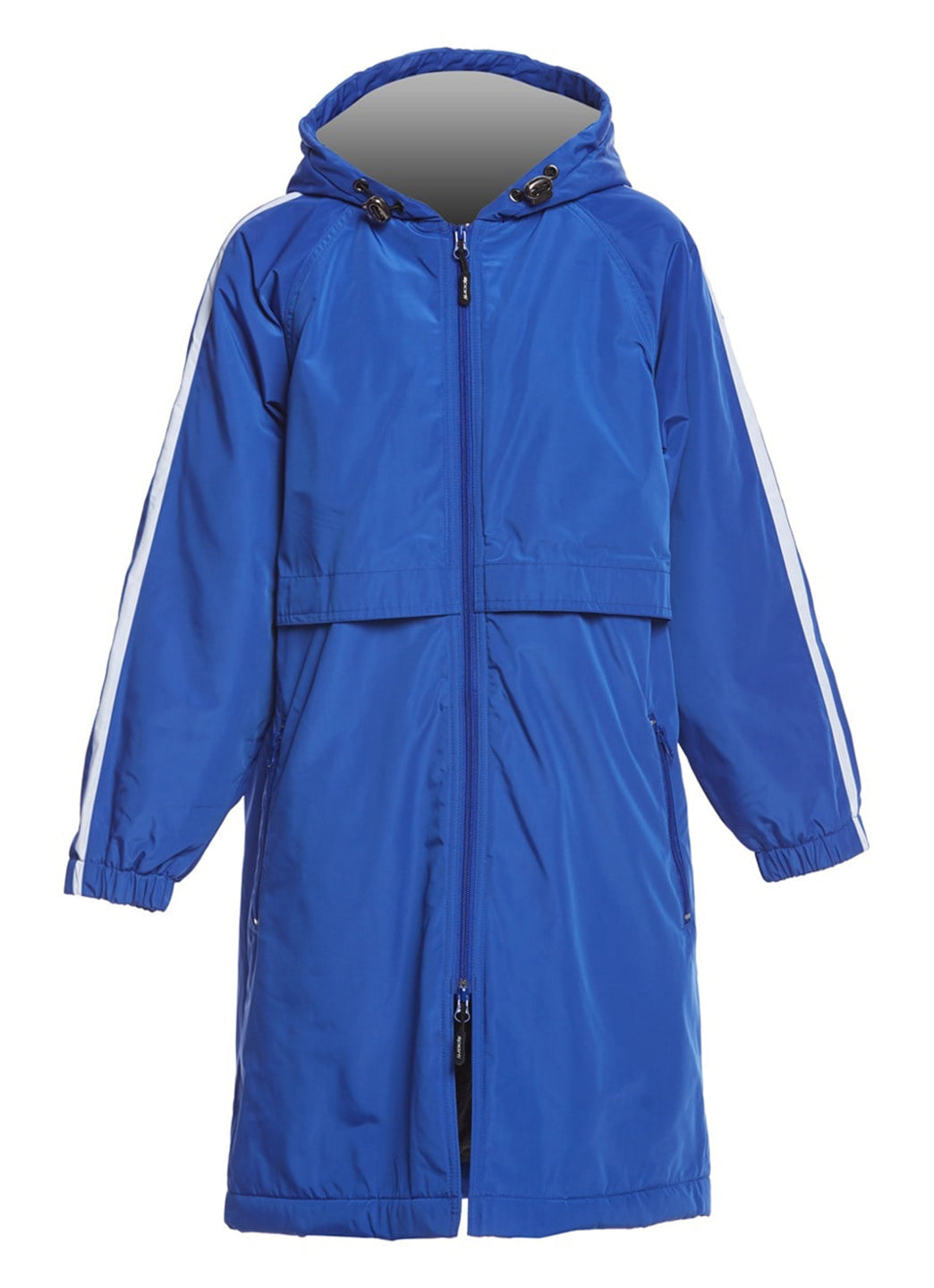 Sporti Striped Comfort Fleece-Lined Swim Parka Youth