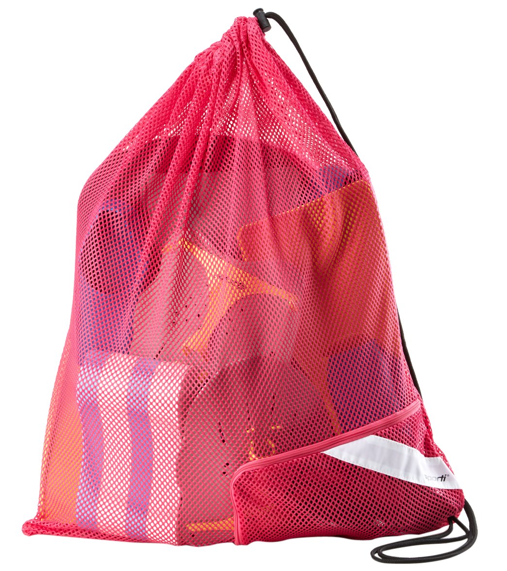 Sporti Mesh Bag With Zipper Pocket
