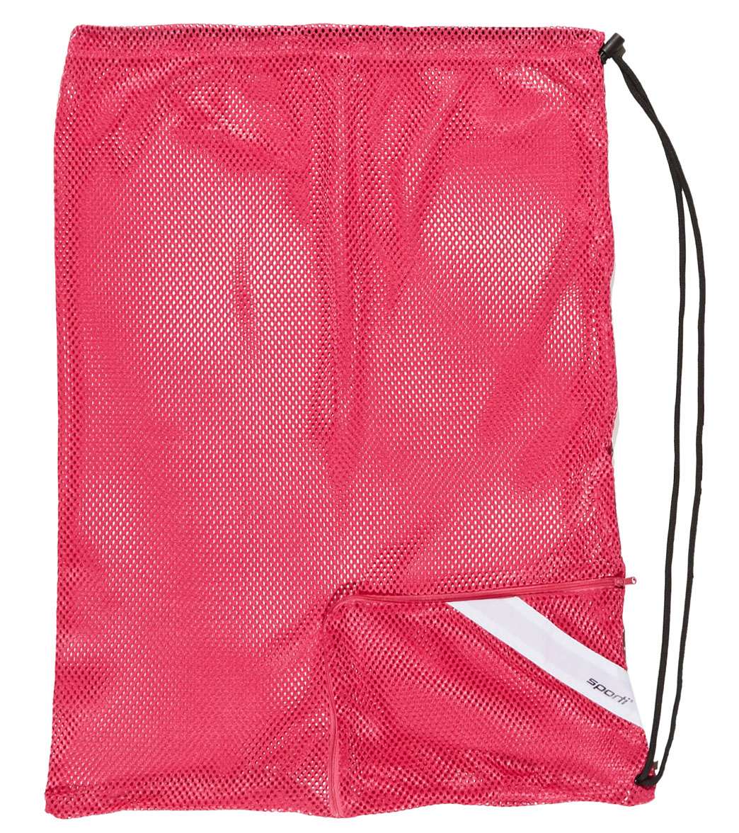 Sporti Mesh Bag With Zipper Pocket