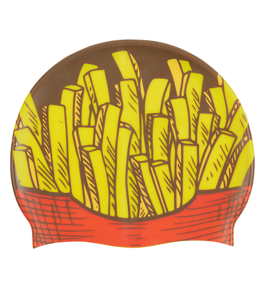 Sporti Fries Silicone Swim Cap