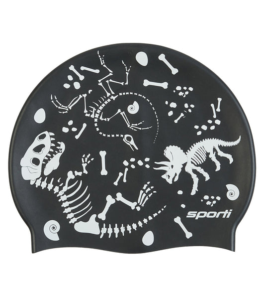 Sporti Fossil Silicone Swim Cap