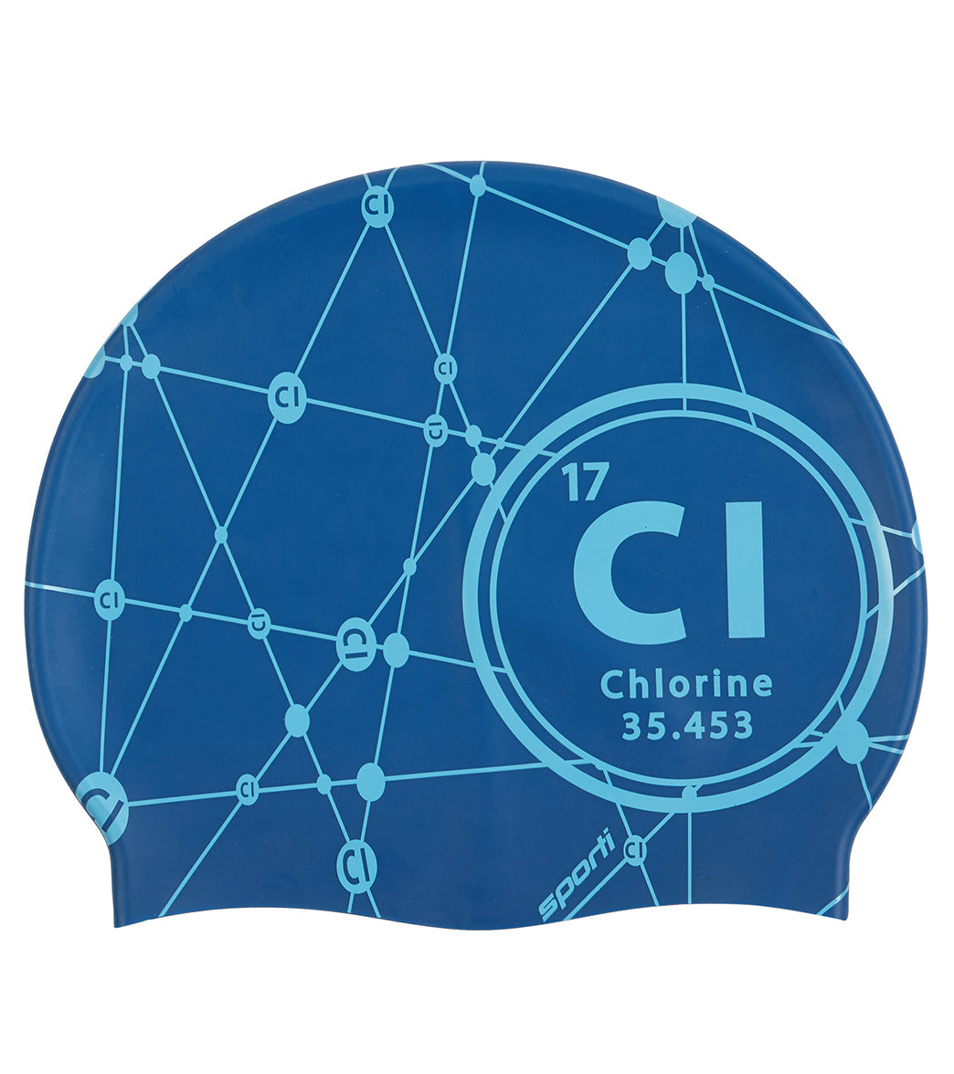 Sporti Chlorine Silicone Swim Cap