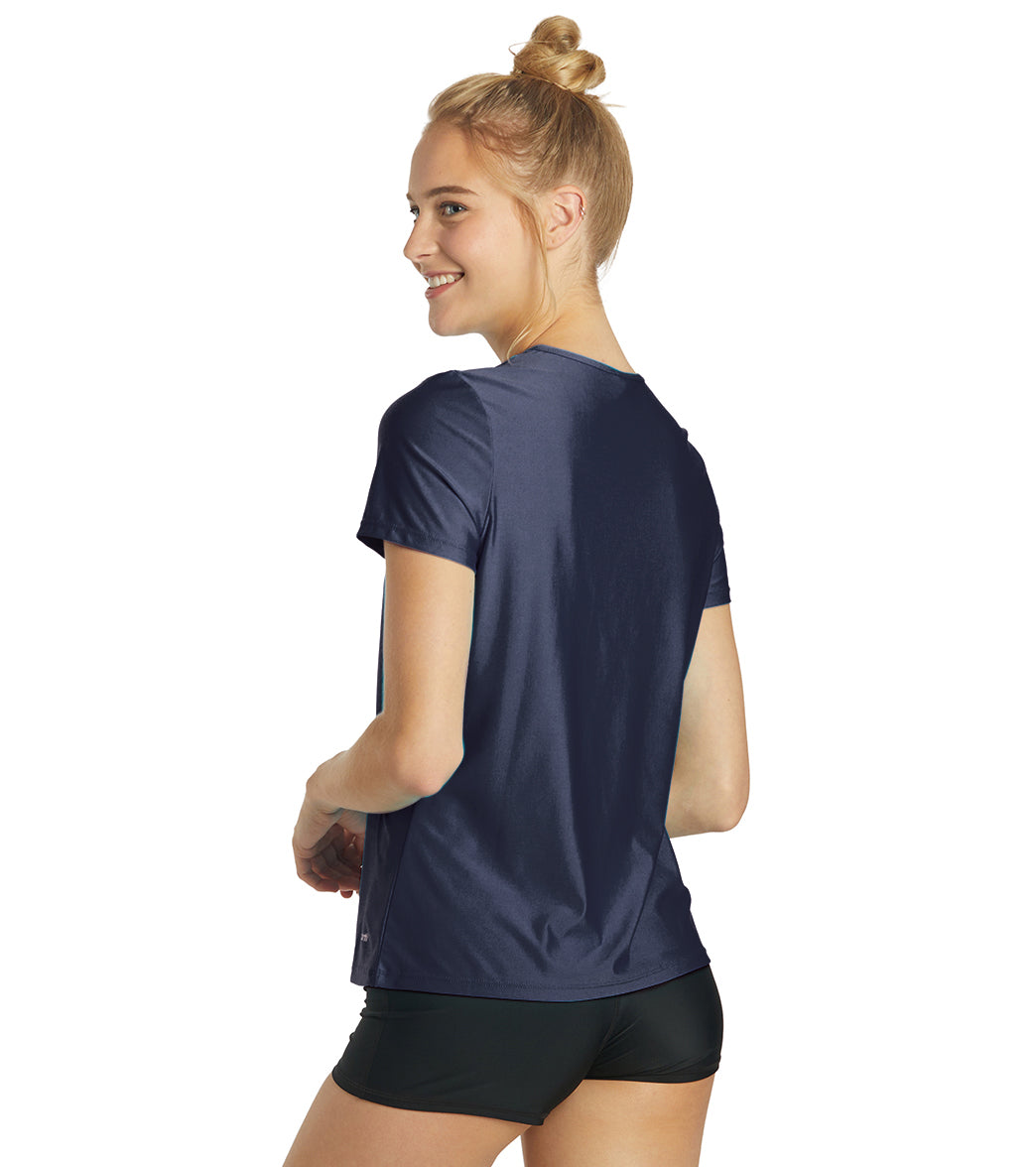 Sporti Women's S/S UPF 50+ Comfort Fit Rash Guard