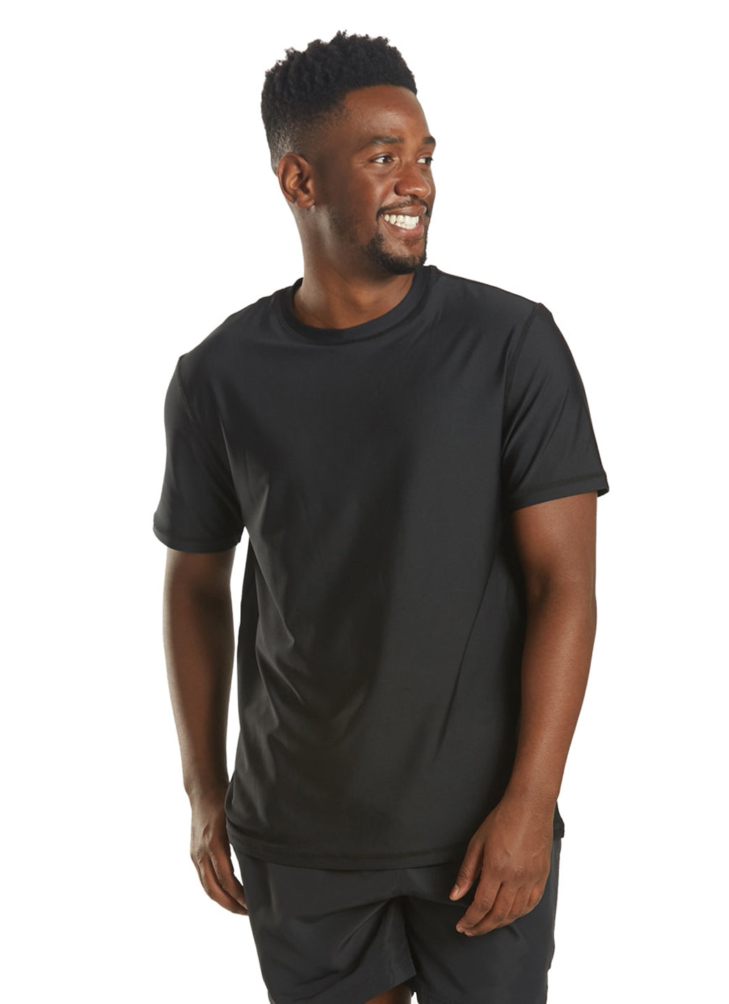 Sporti Men's S/S UPF 50+ Relax Fit Swim Shirt