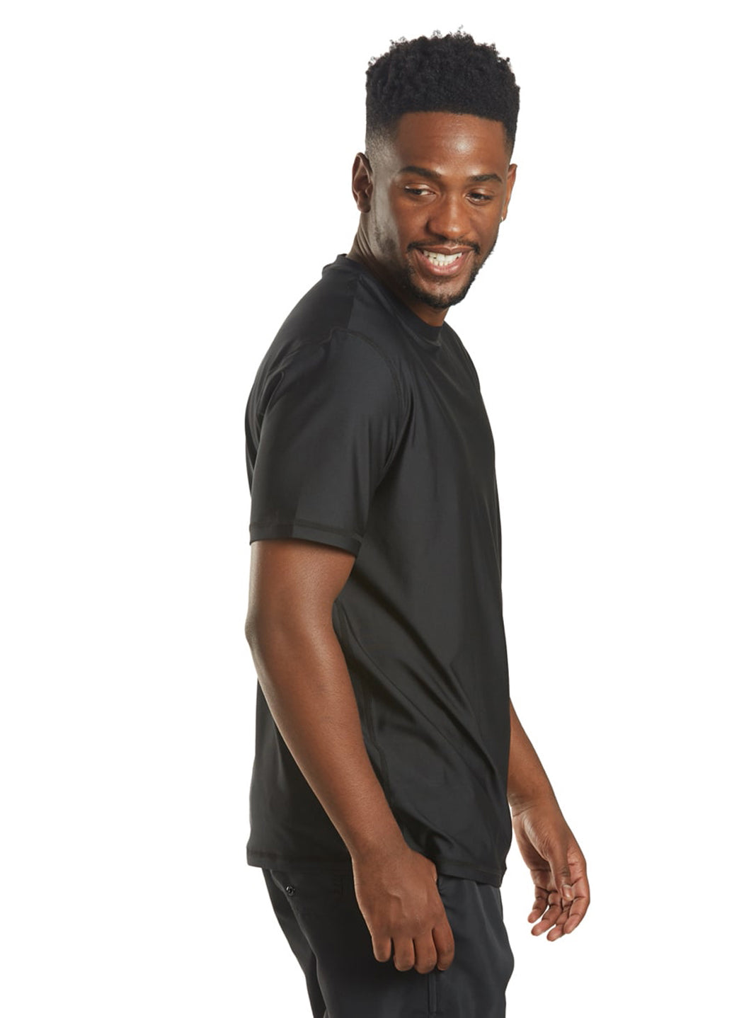 Sporti Men's S/S UPF 50+ Relax Fit Swim Shirt