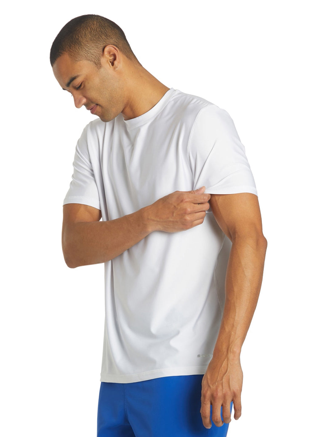 Sporti Men's S/S UPF 50+ Relax Fit Swim Shirt