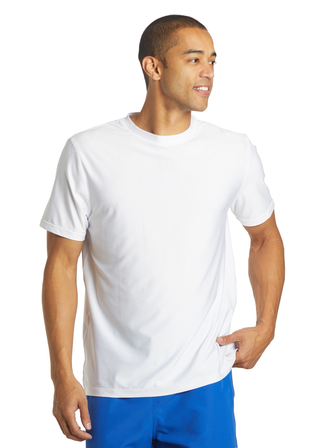 Sporti Men's S/S UPF 50+ Relax Fit Swim Shirt