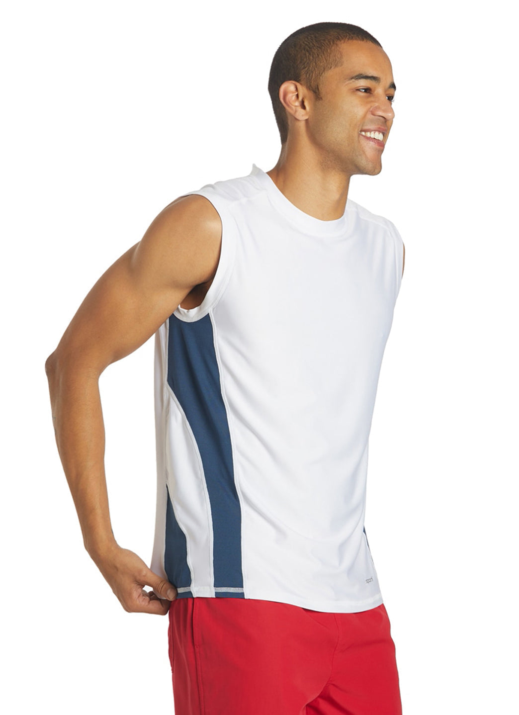 Sporti Men's Sleeveless UPF 50+ Comfort Fit Rash Guard