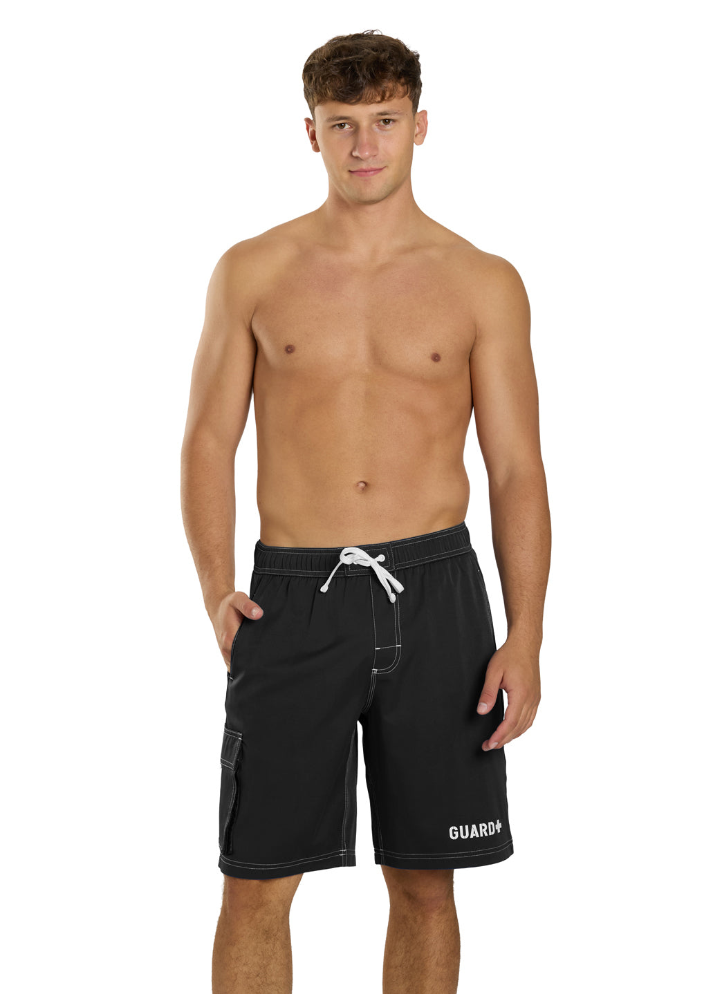 Sporti Guard Men's Hybrid Cargo Swim Trunk