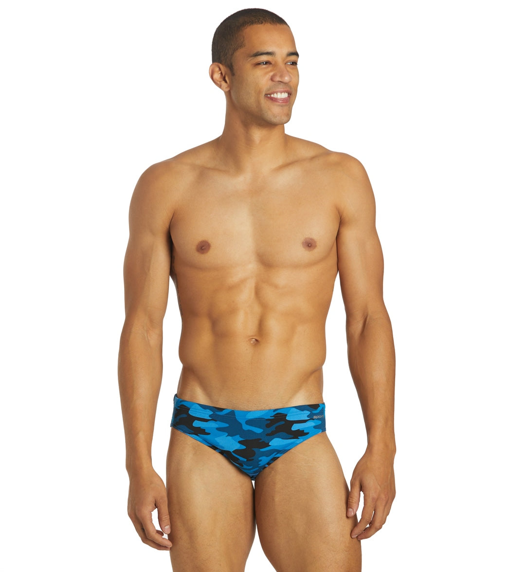 Sporti HydroLast Men's Camo Water Polo Brief