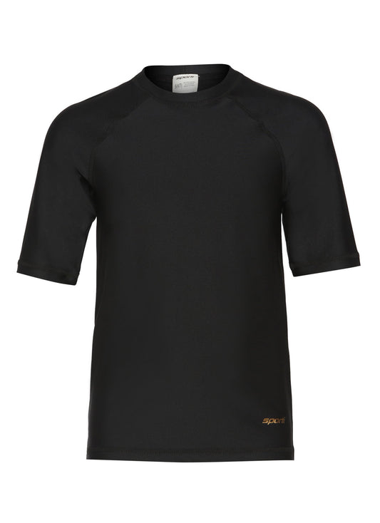 Sporti Youth Unisex S/S UPF 50+ Hybrid Comfort Fit Rash Guard