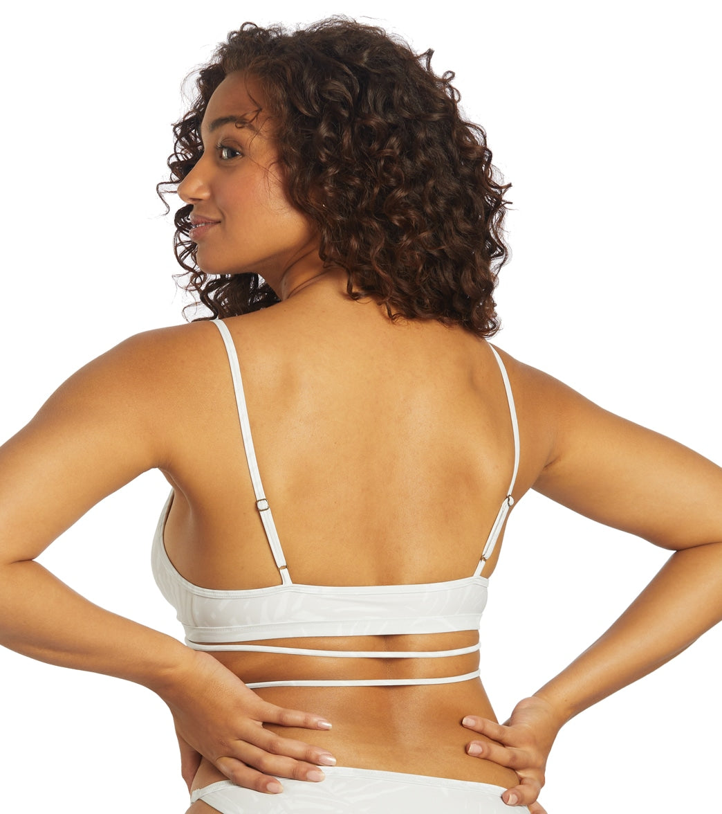 Sporti X Stef Corgel Daydream Palm Shadow Strappy Triangle Bikini Top