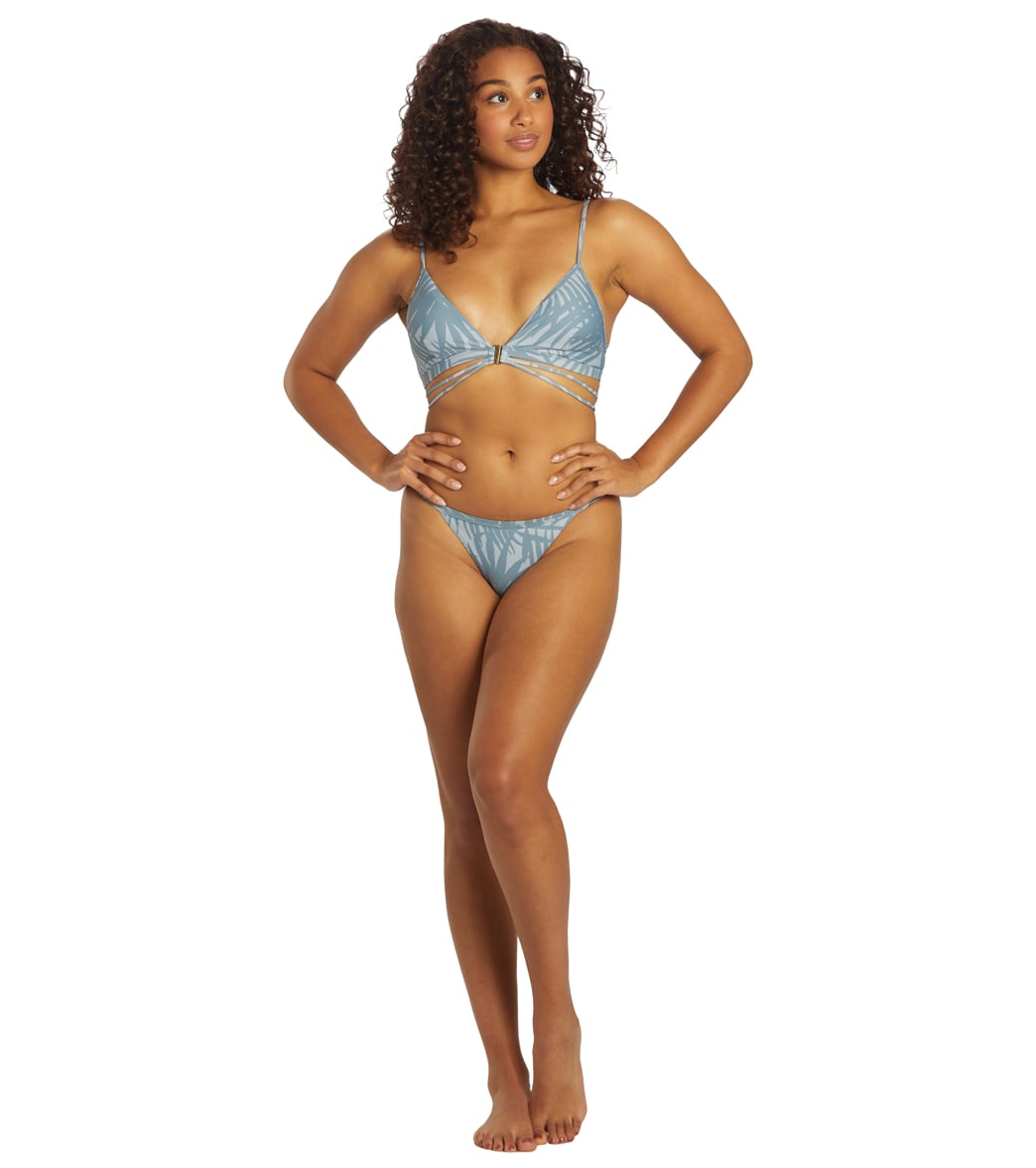 Sporti X Stef Corgel Daydream Palm Shadow Strappy Triangle Bikini Top