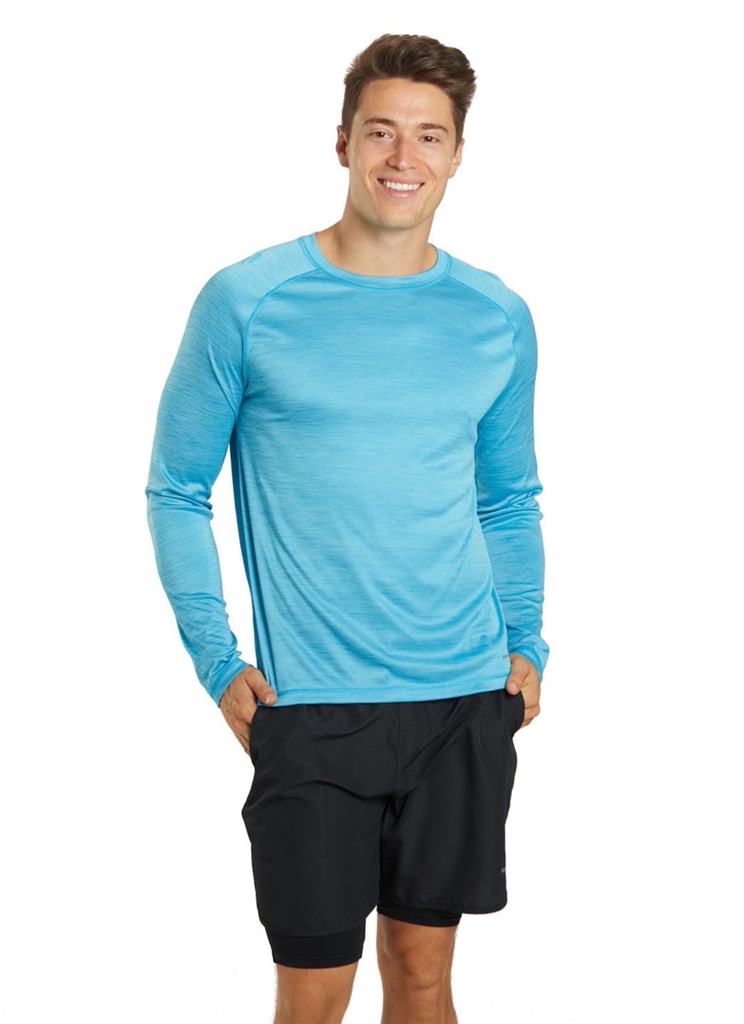 Sporti Men's L/S Hybrid II UPF 50+ Sun Shirt