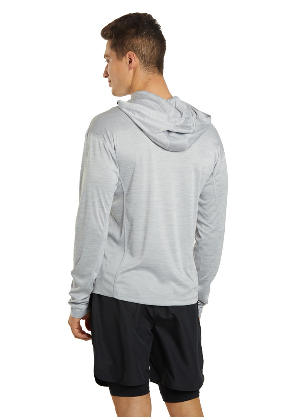 Sporti Men's L/S Hybrid II Hooded UPF 50+ Sun Shirt