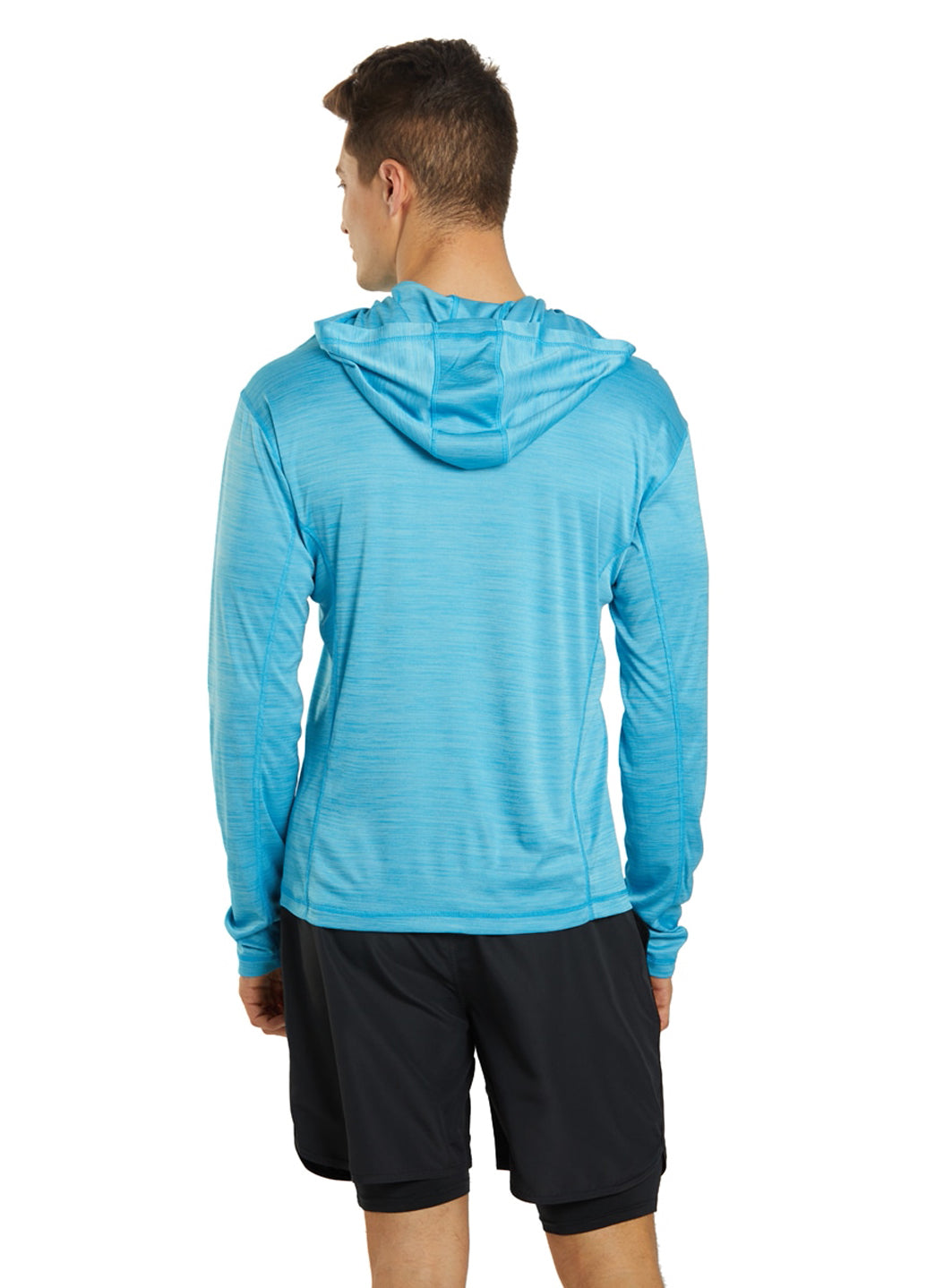 Sporti Men's L/S Hybrid II Hooded UPF 50+ Sun Shirt