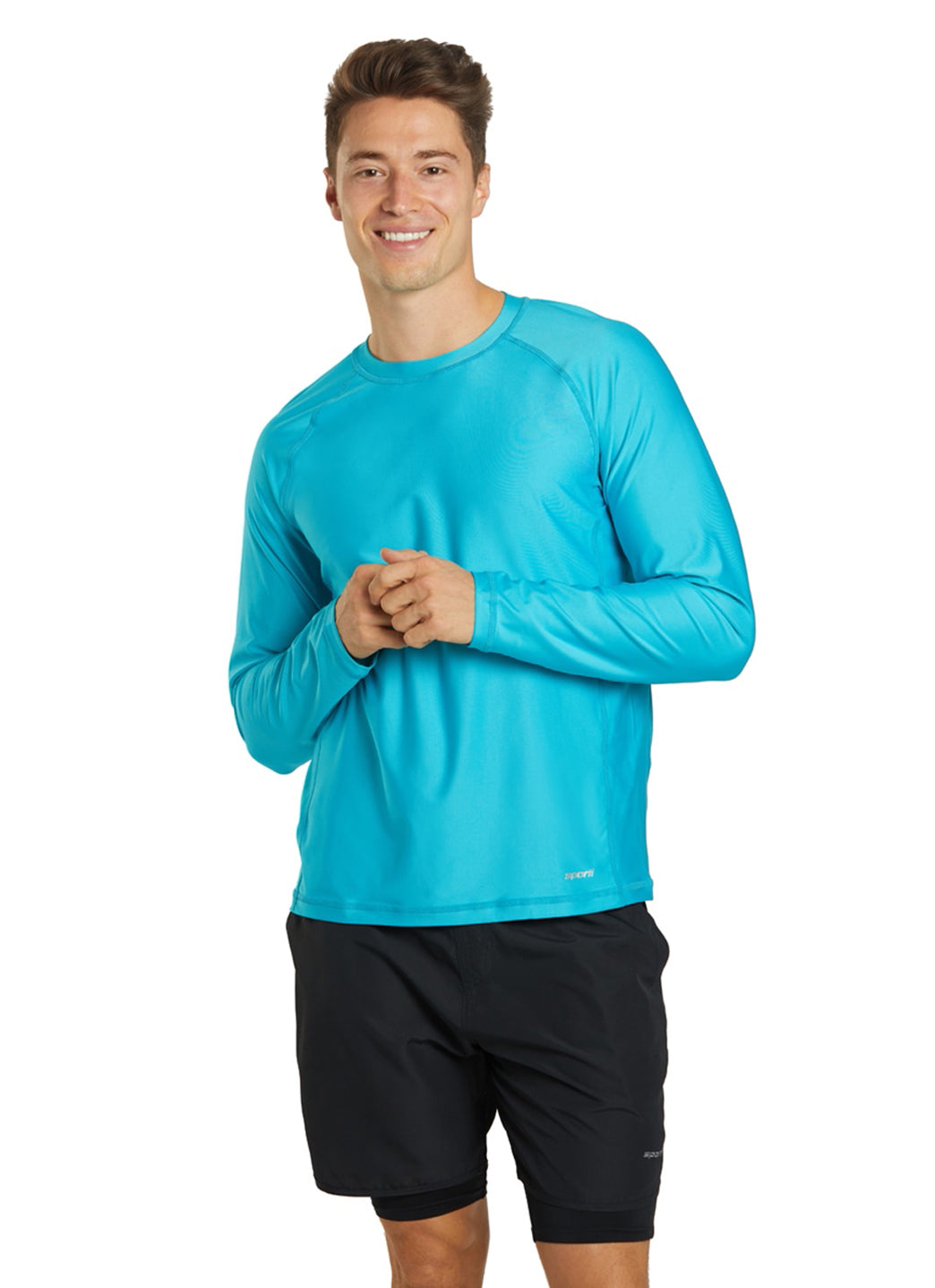 Sporti Men's L/S UPF 50+ Comfort Fit II Rash Guard