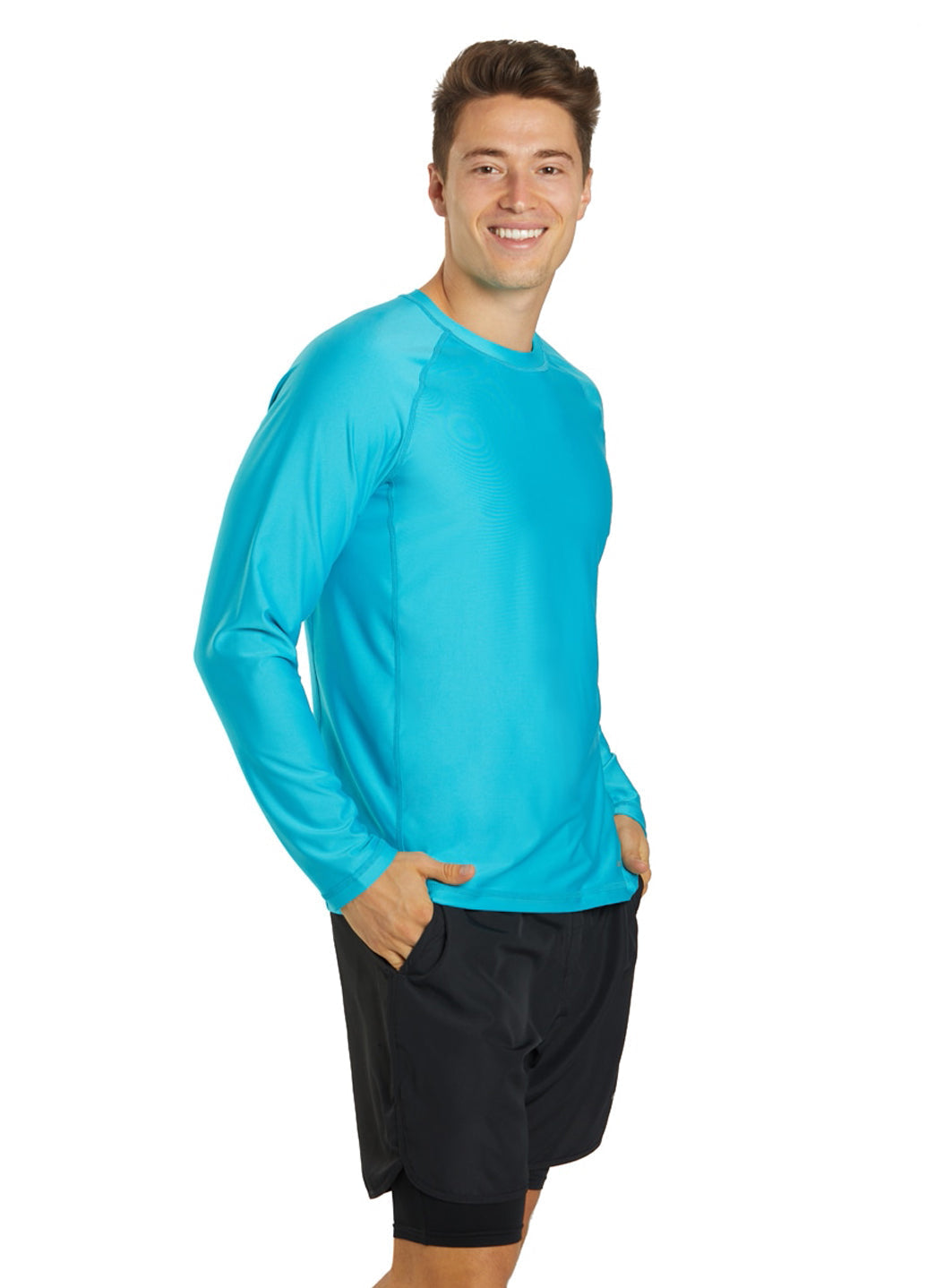 Sporti Men's L/S UPF 50+ Comfort Fit II Rash Guard