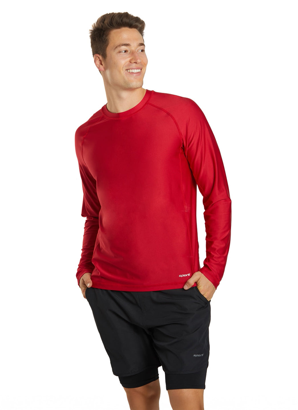 Sporti Men's L/S UPF 50+ Comfort Fit II Rash Guard