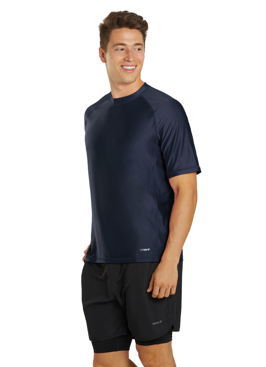 Sporti Men's S/S UPF 50+ Comfort Fit II Rash Guard