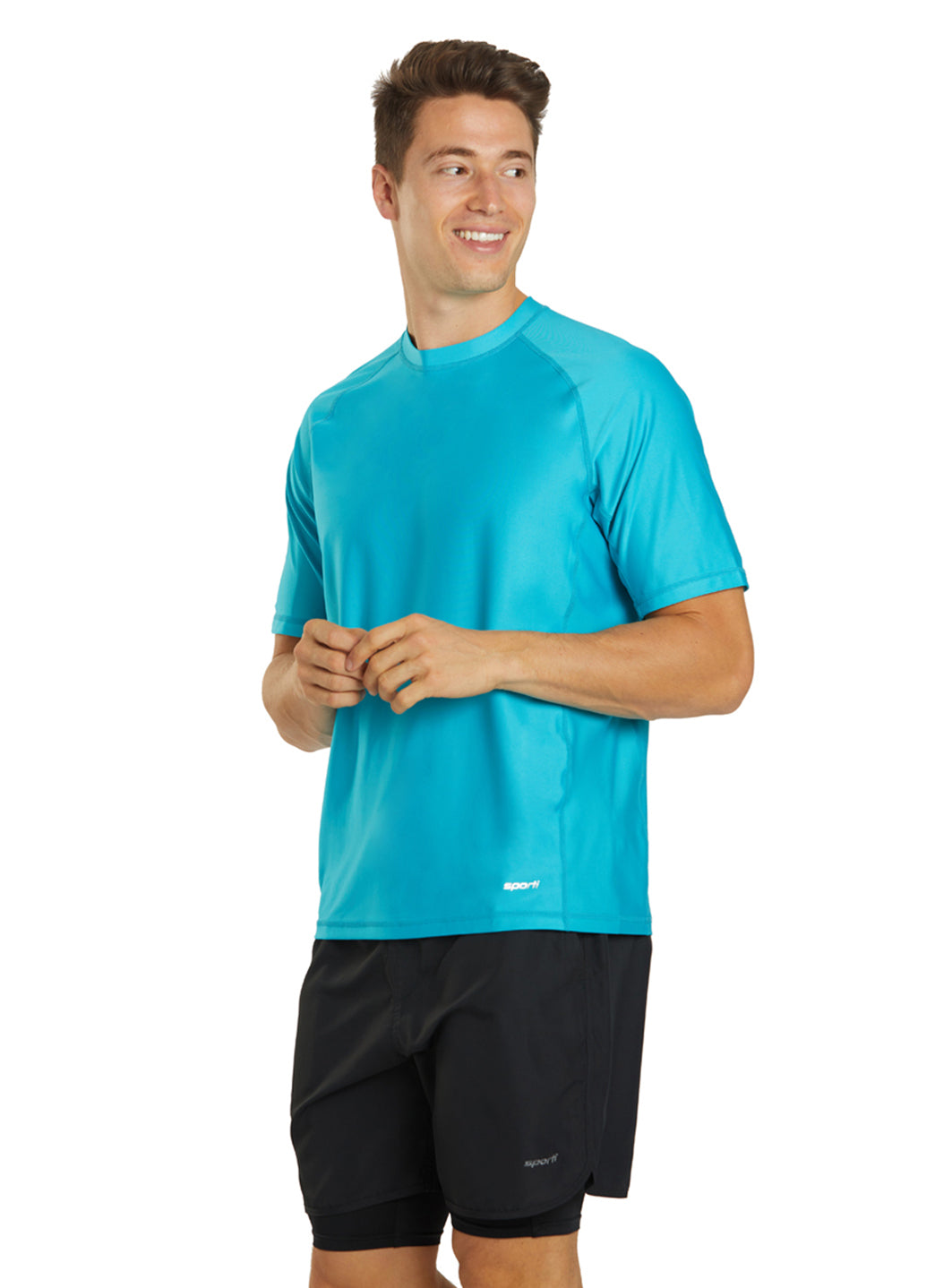 Sporti Men's S/S UPF 50+ Comfort Fit II Rash Guard