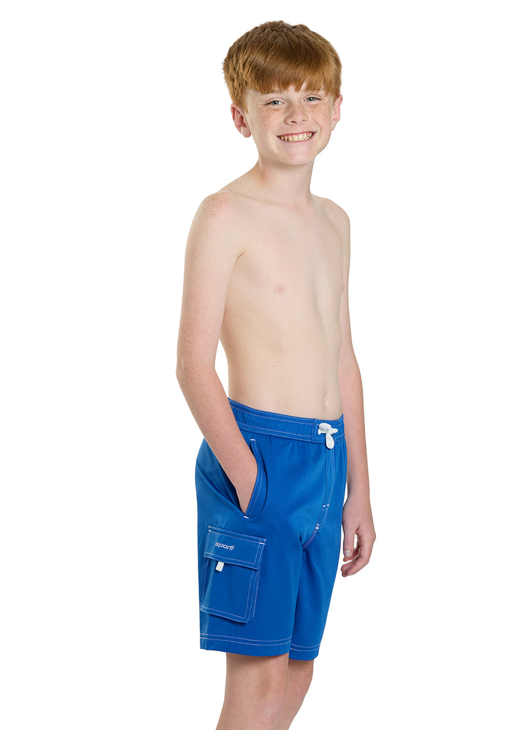 Sporti Boys' Cargo Swim Trunk