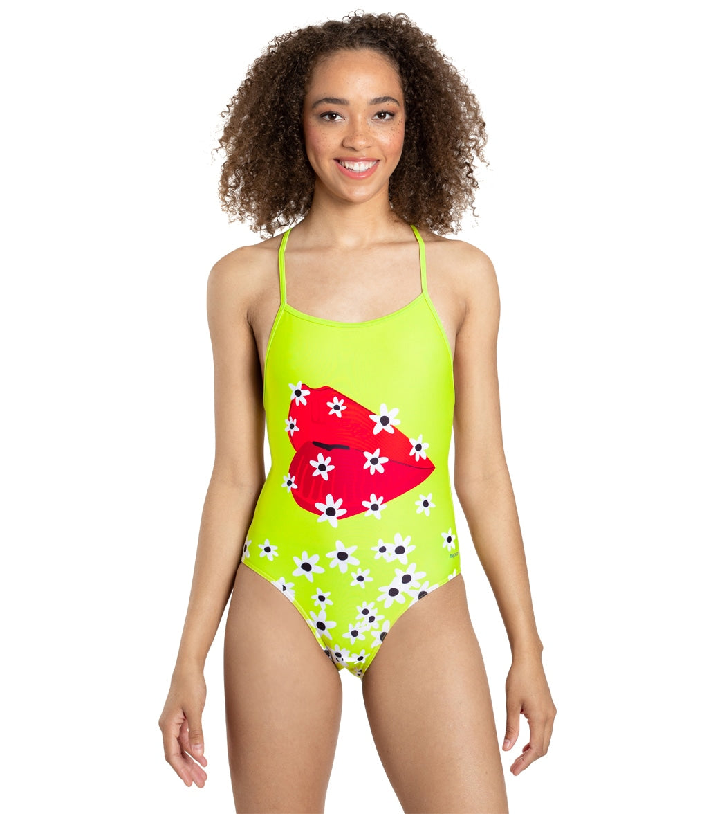 Sporti X She Is This Limited Edition Daisy Tie Back One Piece Swimsuit (26-40)