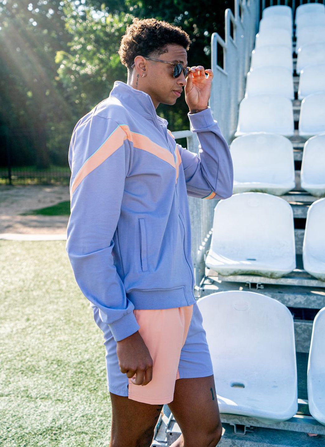 Sporti X Shaine Casas Lavender Lemonade 5'' Swim Trunk