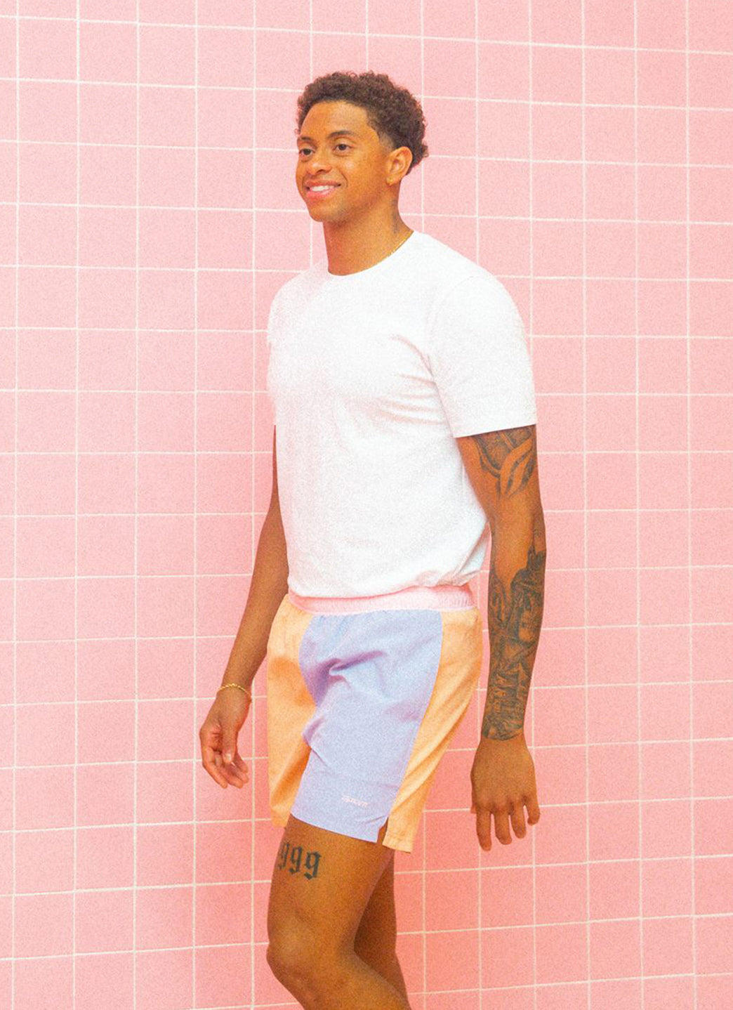 Sporti X Shaine Casas Lavender Lemonade 5'' Swim Trunk
