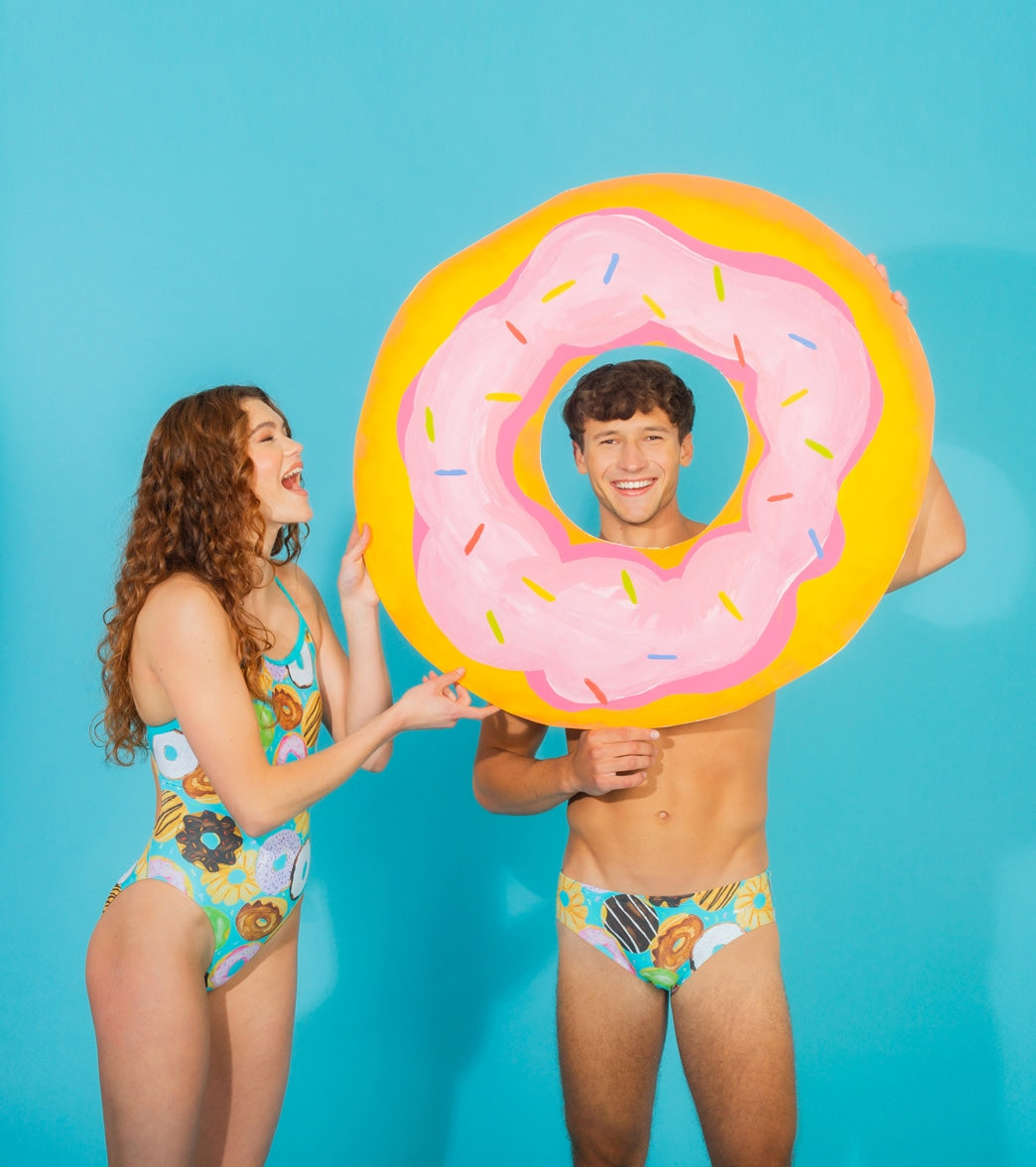 Sporti Donut Dreams Thin Strap One Piece Swimsuit (22-40)