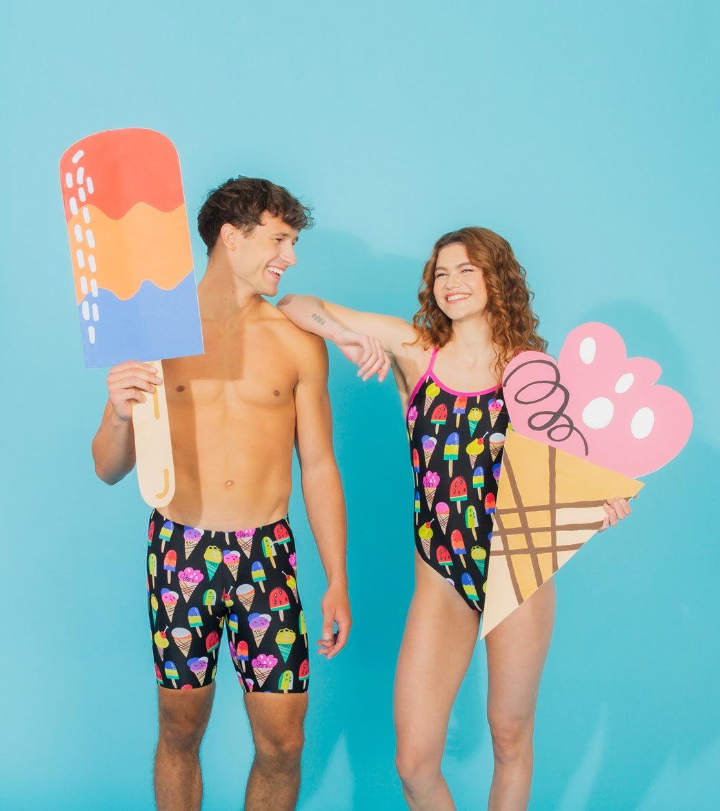 Sporti I-Scream Thin Strap One Piece Swimsuit (22-40)