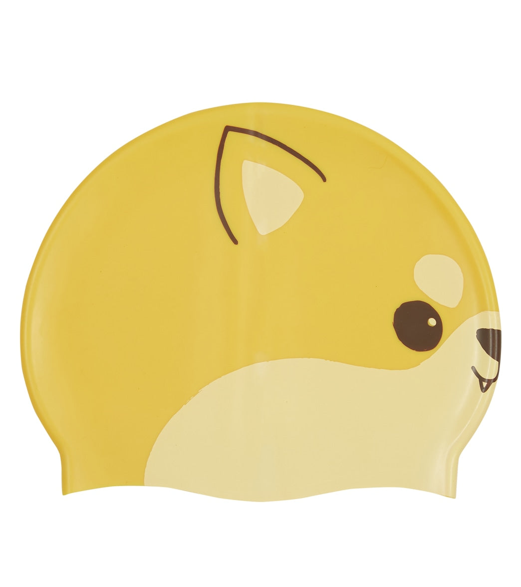 Sporti Shiba Inu Silicone Swim Cap Jr.