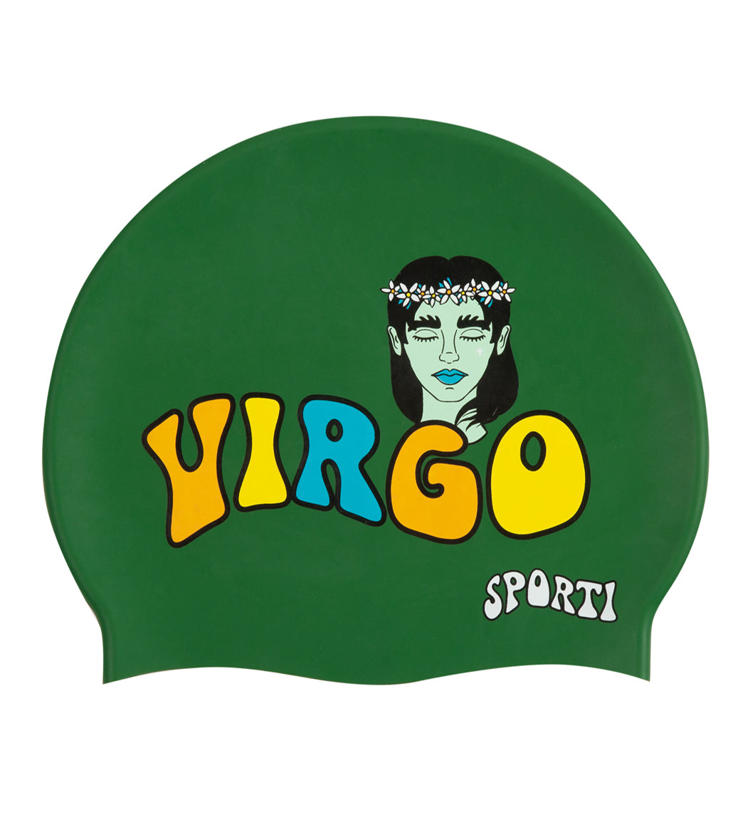 Sporti Groovy Zodiac Virgo Silicone Swim Cap
