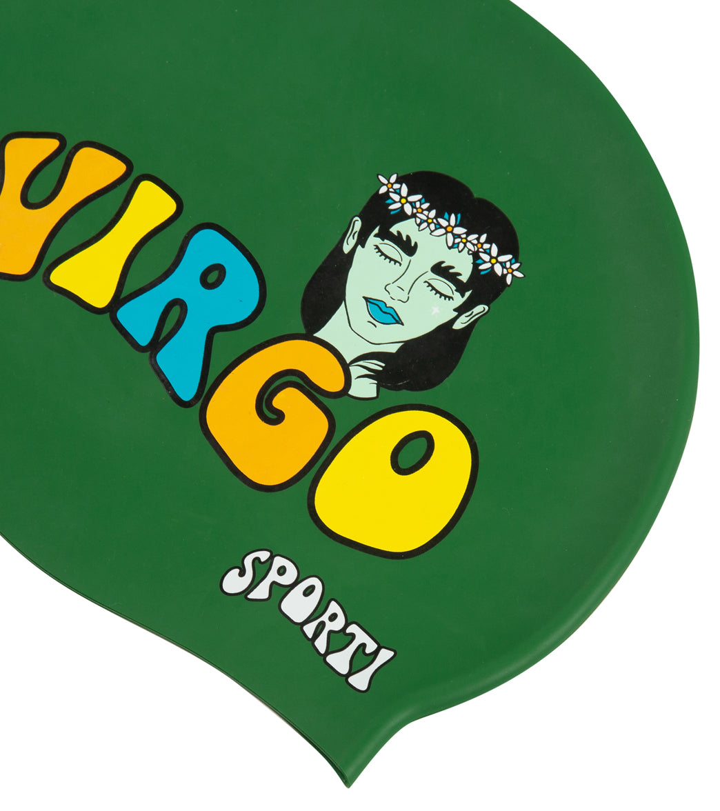 Sporti Groovy Zodiac Virgo Silicone Swim Cap