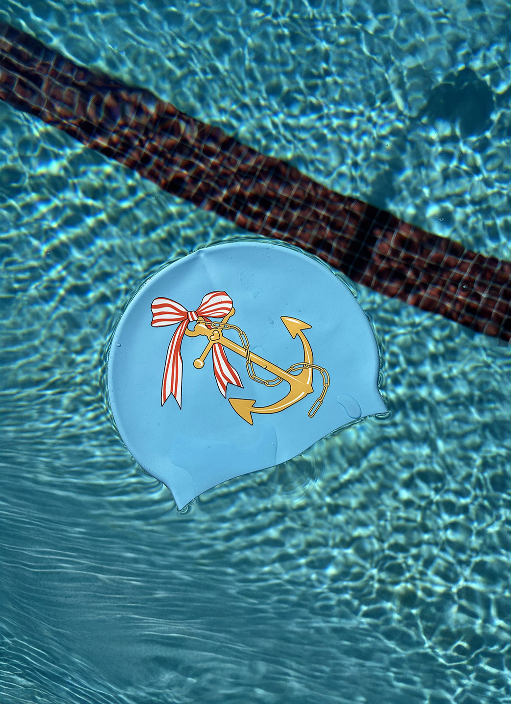 Sporti X Emma Weyant Anchor Silicone Swim Cap