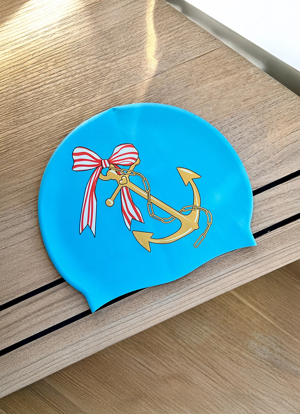 Sporti X Emma Weyant Anchor Silicone Swim Cap