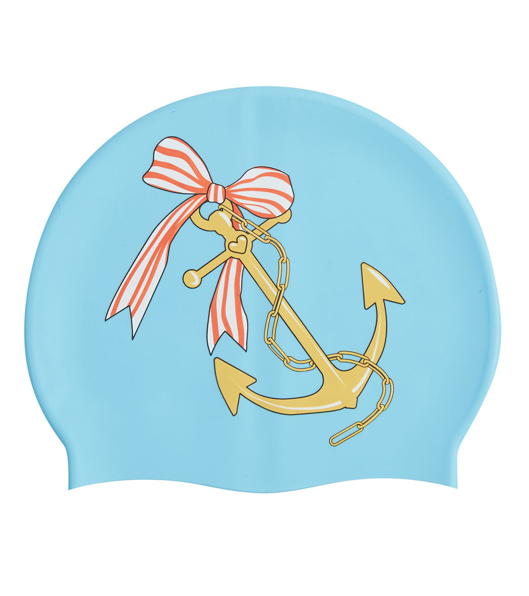 Sporti X Emma Weyant Anchor Silicone Swim Cap