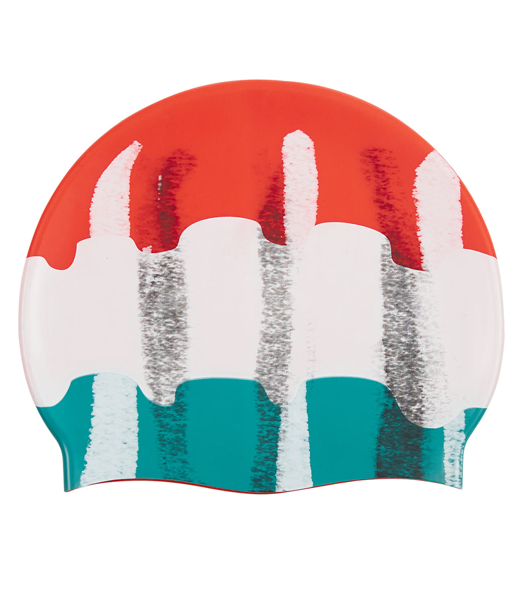Sporti X Alex & Gretchen Walsh Retro Pop Silicone Swim Cap