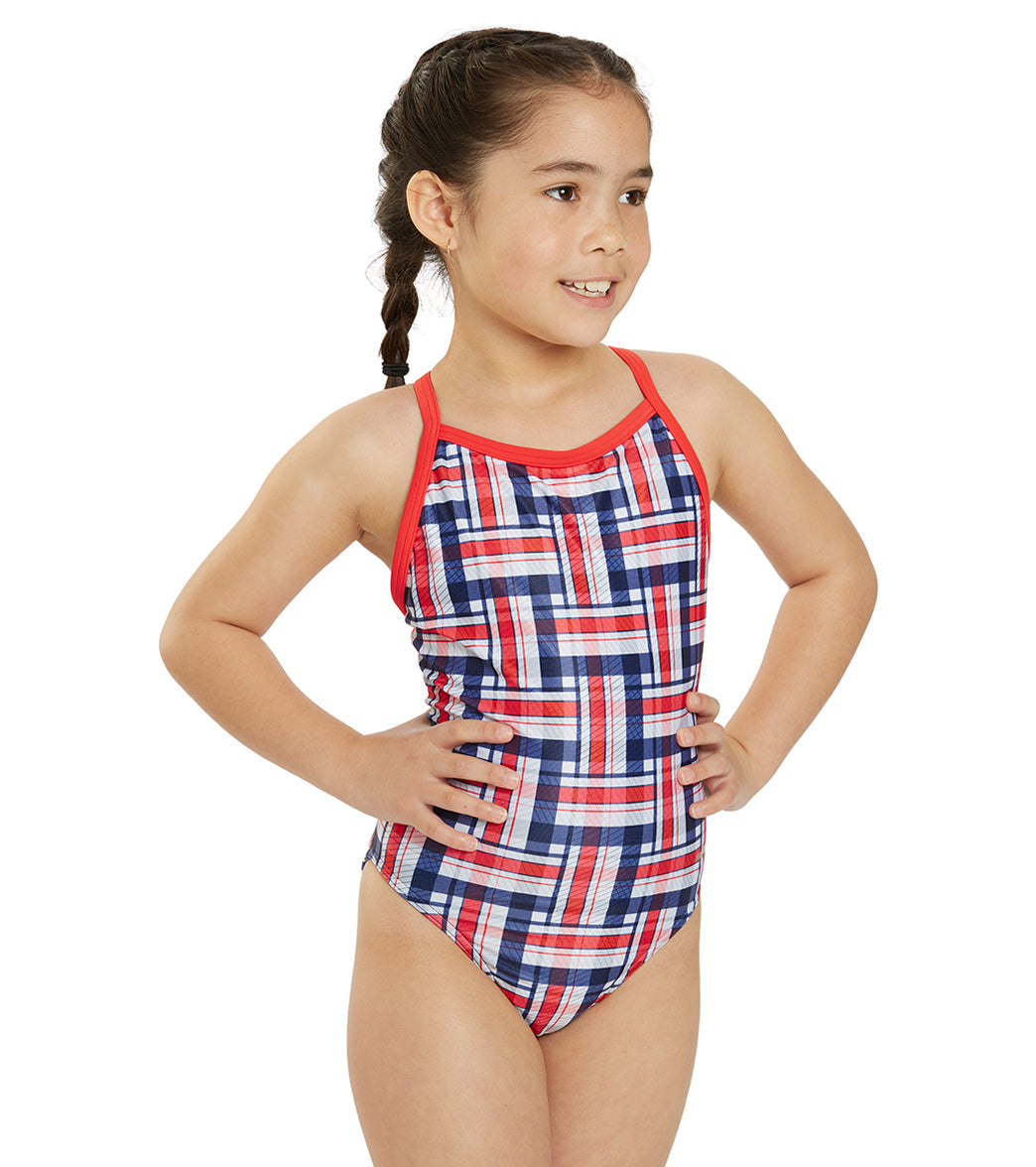 Sporti X Alex & Gretchen Walsh Boardwalk Breeze Thin Strap One Piece Swimsuit Youth (22-28)