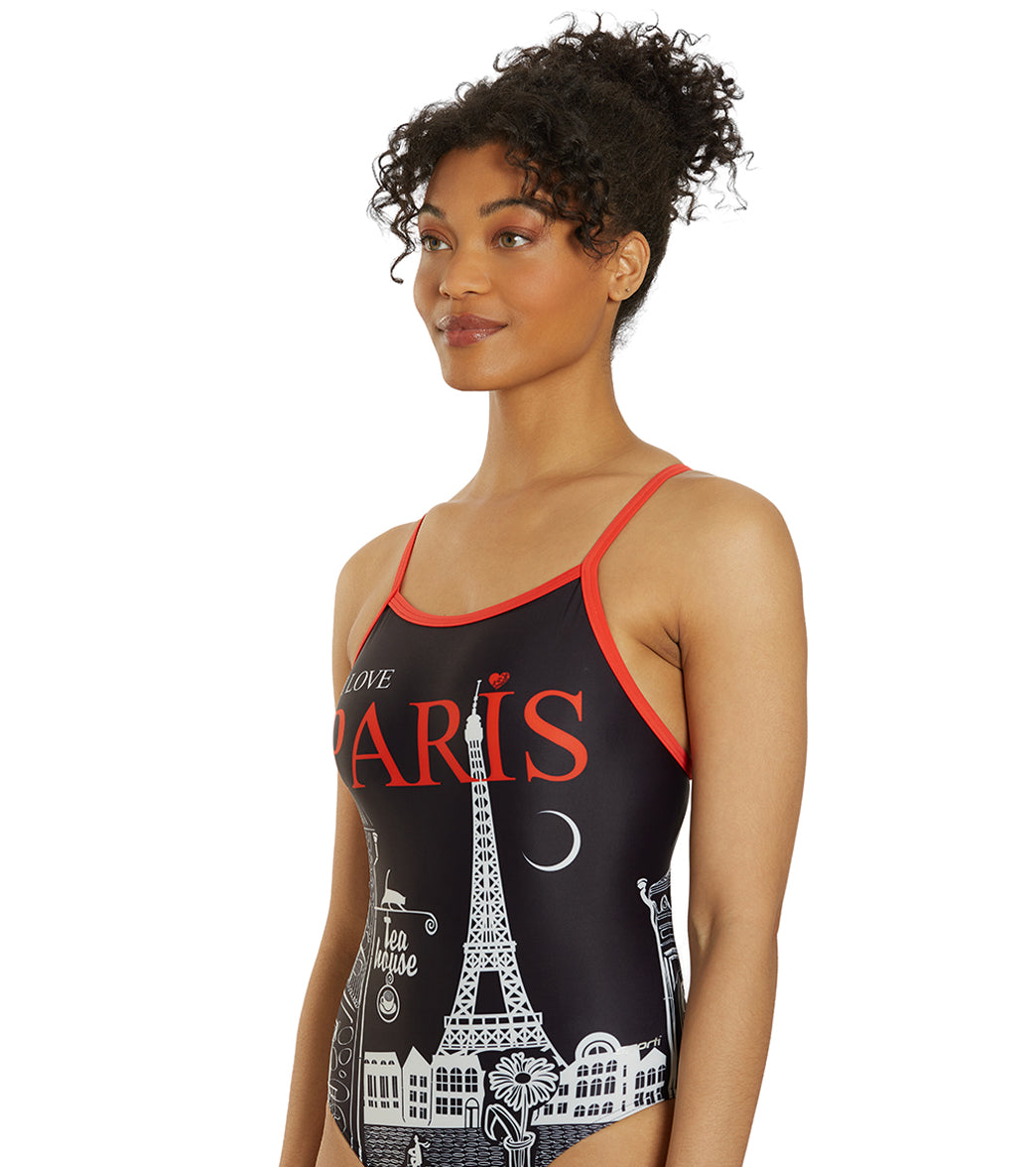 Sporti Paris Twilight Thin Strap One Piece Swimsuit (22-44)