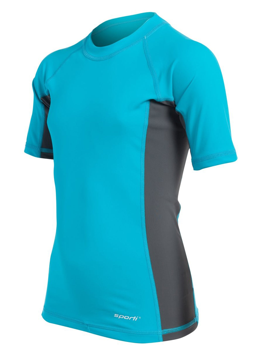 Sporti Youth Unisex S/S UPF 50+ Sport Fit Rash Guard