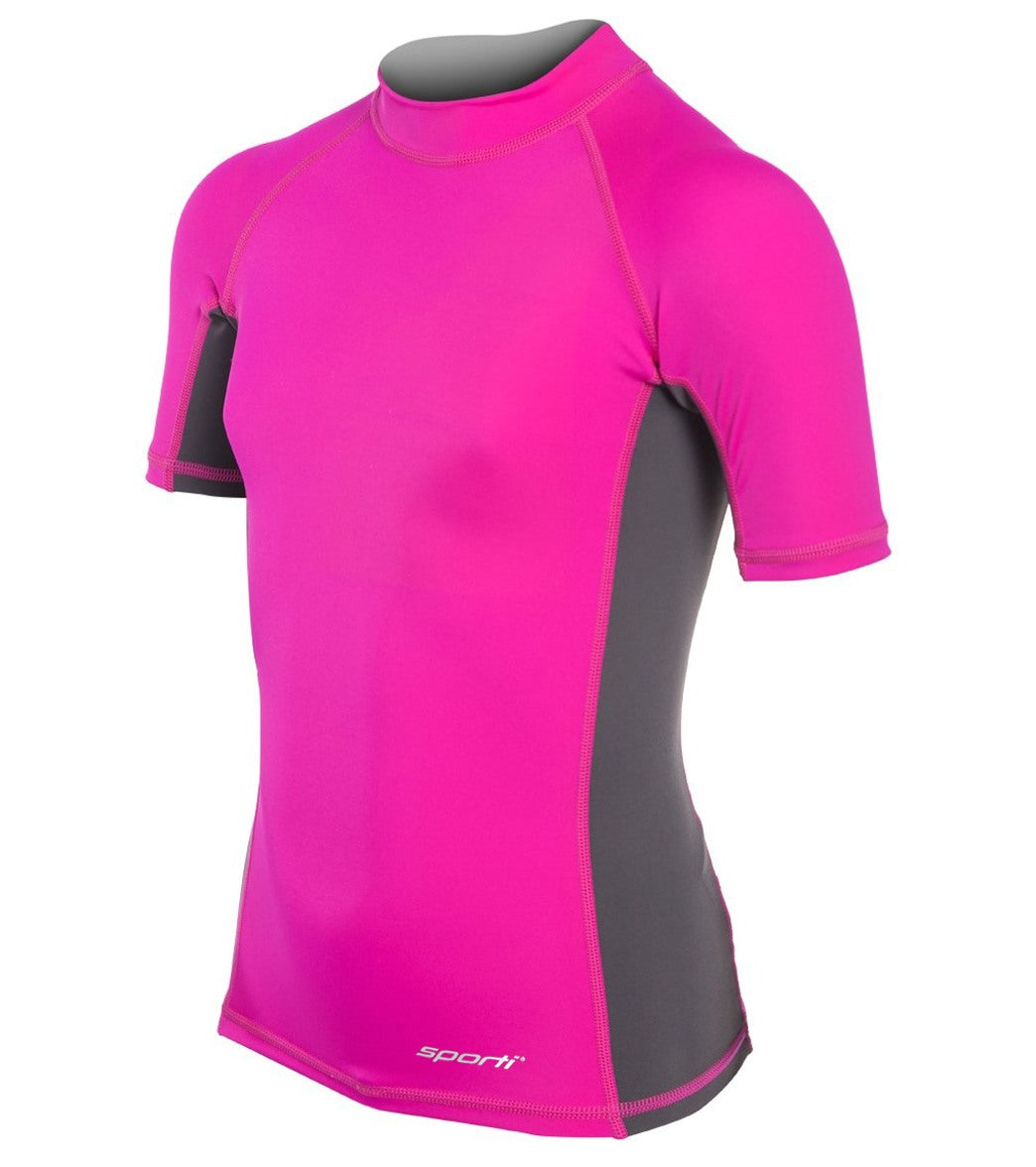 Sporti Youth Unisex S/S UPF 50+ Sport Fit Rash Guard